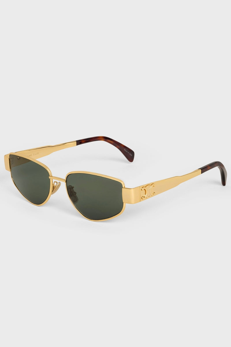 TRIOMPHE AVIATOR-STYLE METAL AND ACETATE SUNGLASSES