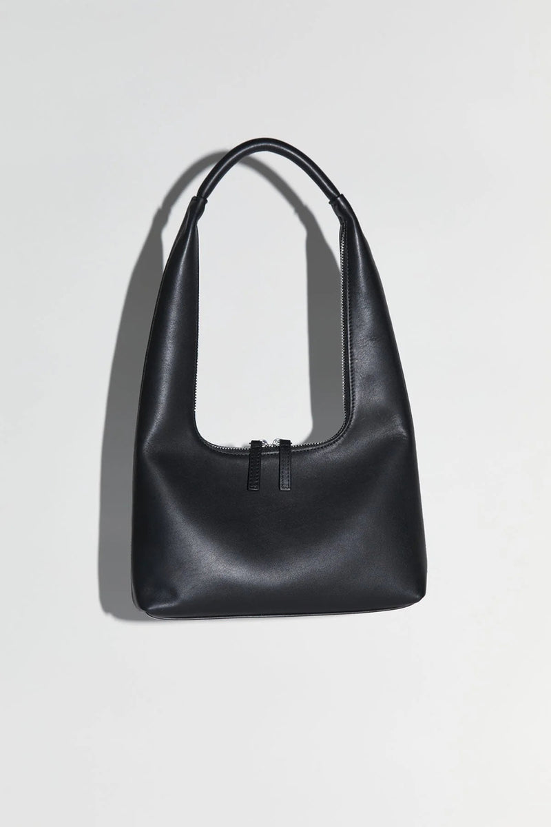 ZIP METAL MINI BAG IN BLACK
