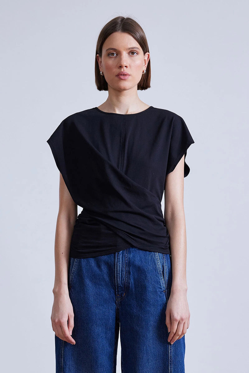 TWIST DRAPE TEE