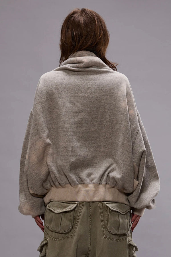 FUNNEL NECK CROPPED POPOVER