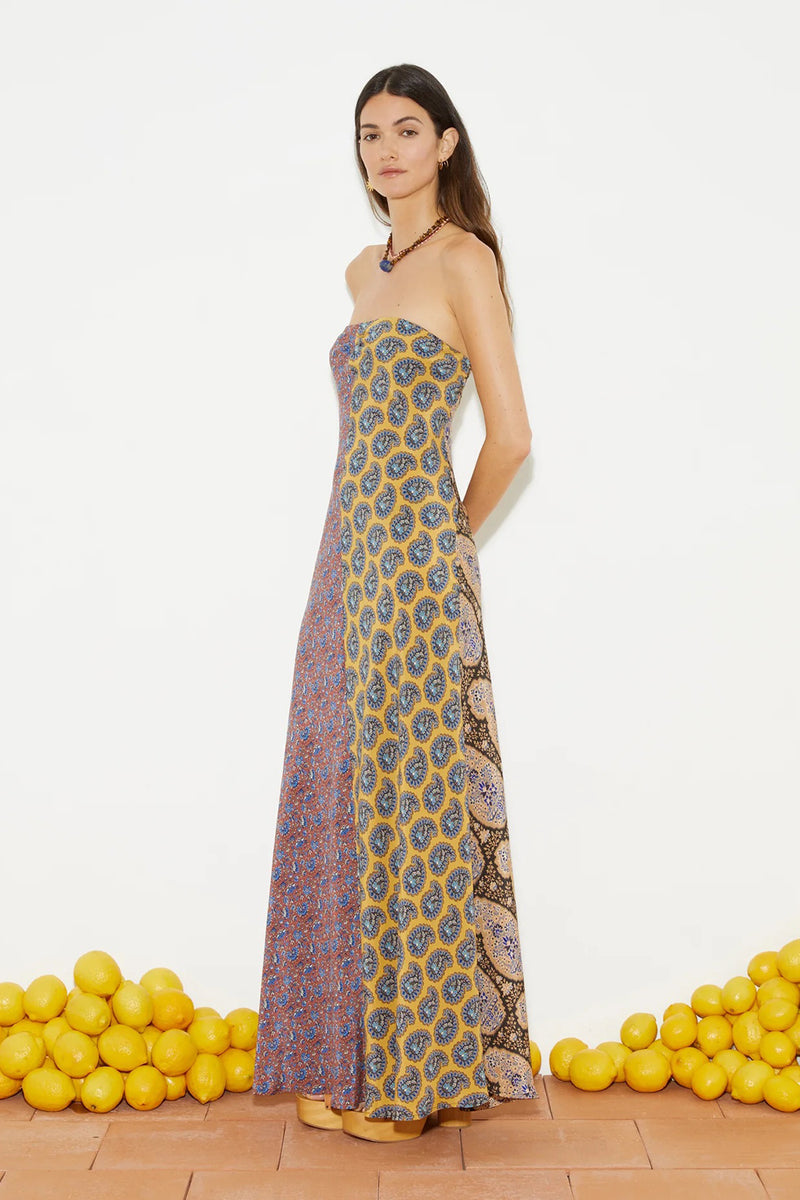 PIETRO SILK MAXI DRESS