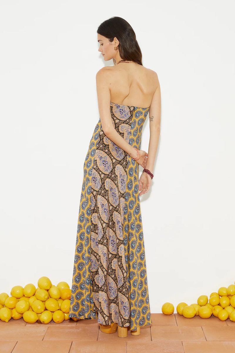 PIETRO SILK MAXI DRESS