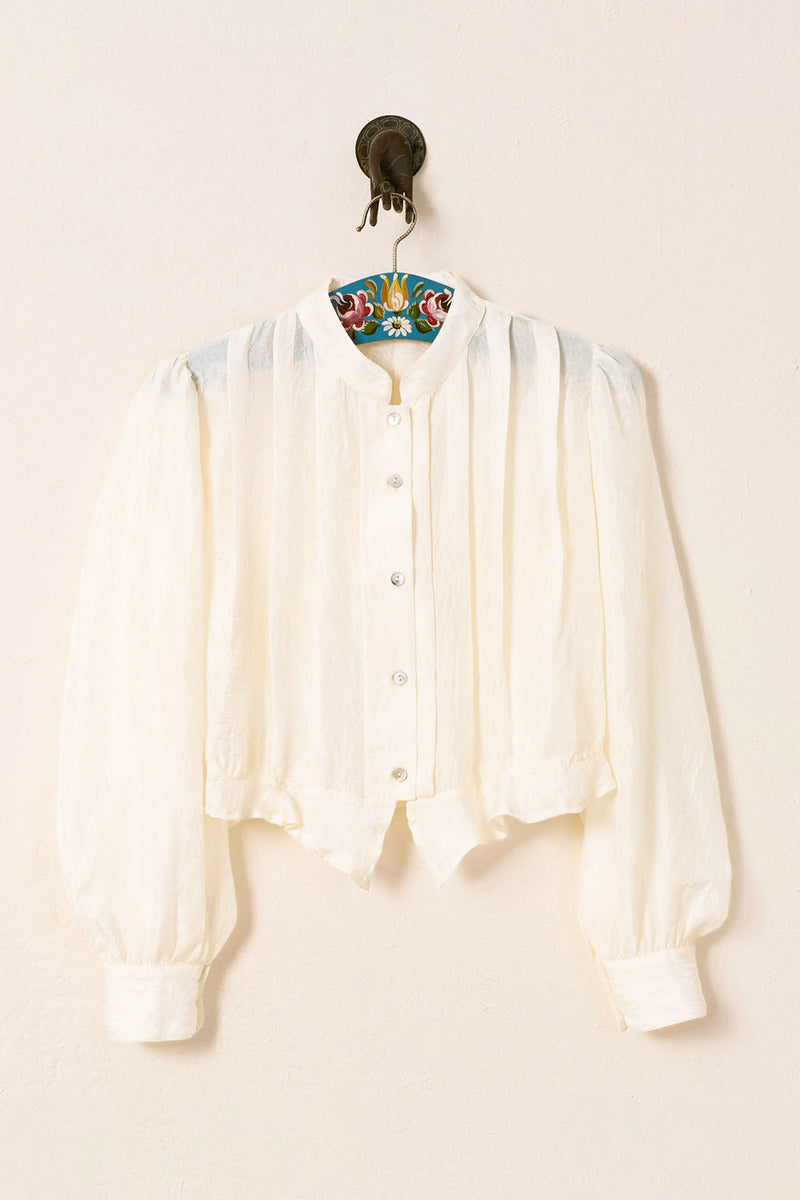 RYLAND PEARL SILK SHIRT *pre-order*