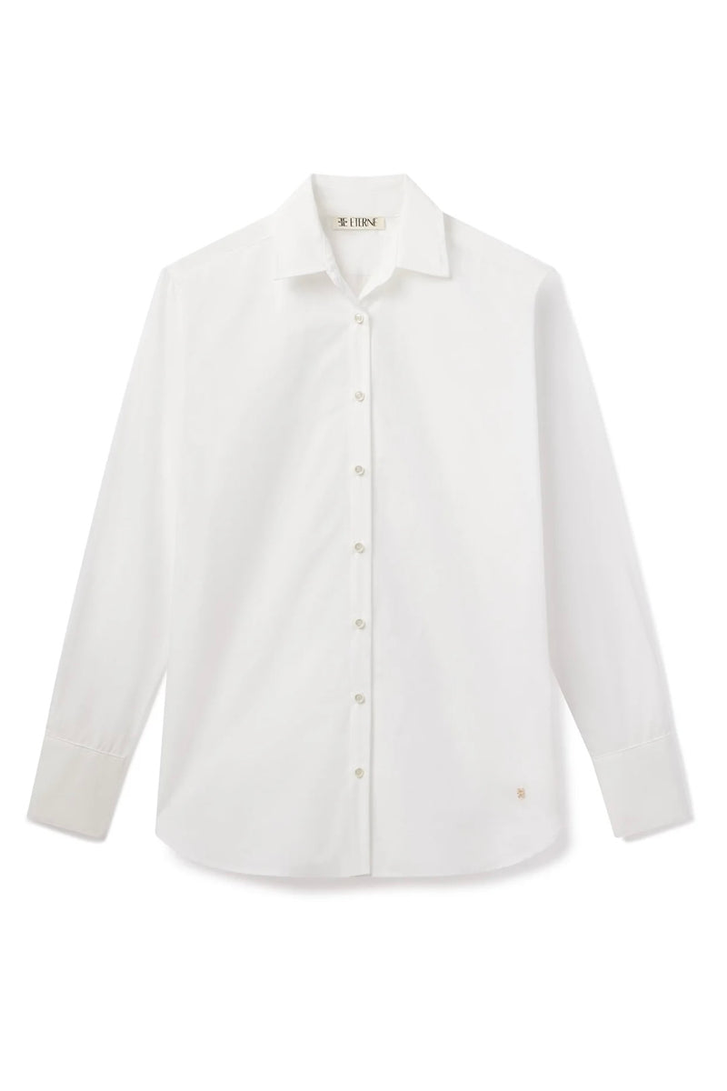 POPLIN OVERSIZED BUTTON DOWN