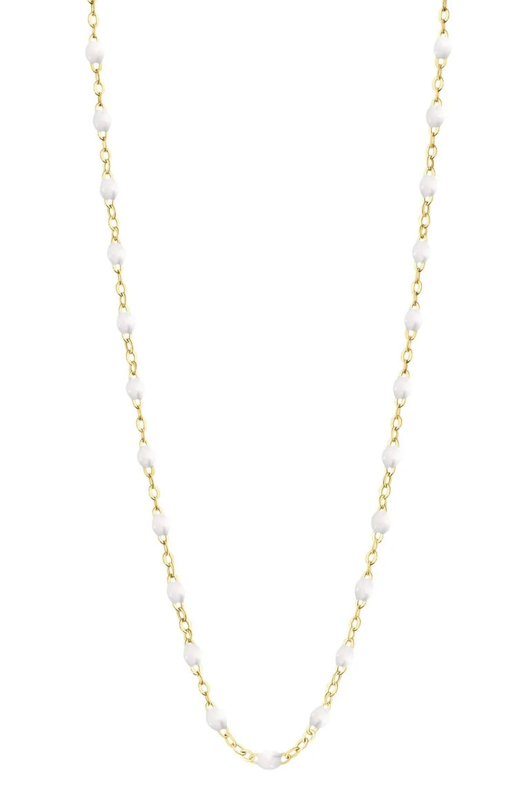 CLASSIC 16" GIGI NECKLACE IN WHITE