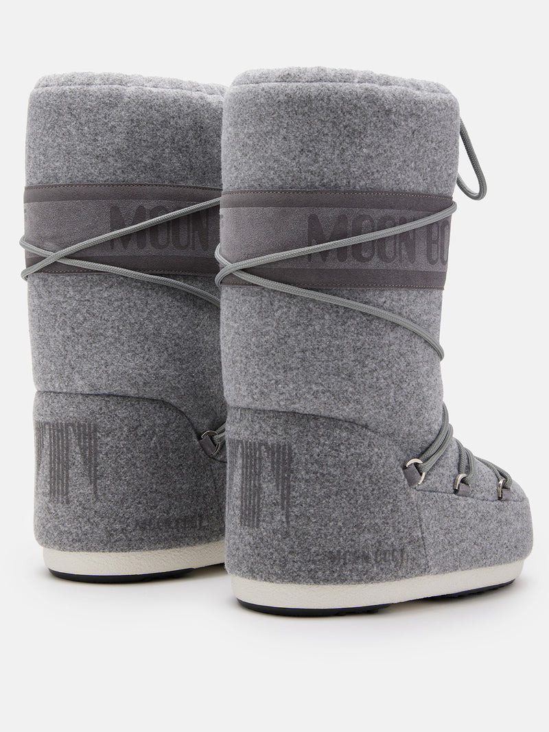 ICON GREY FELT BOOTS