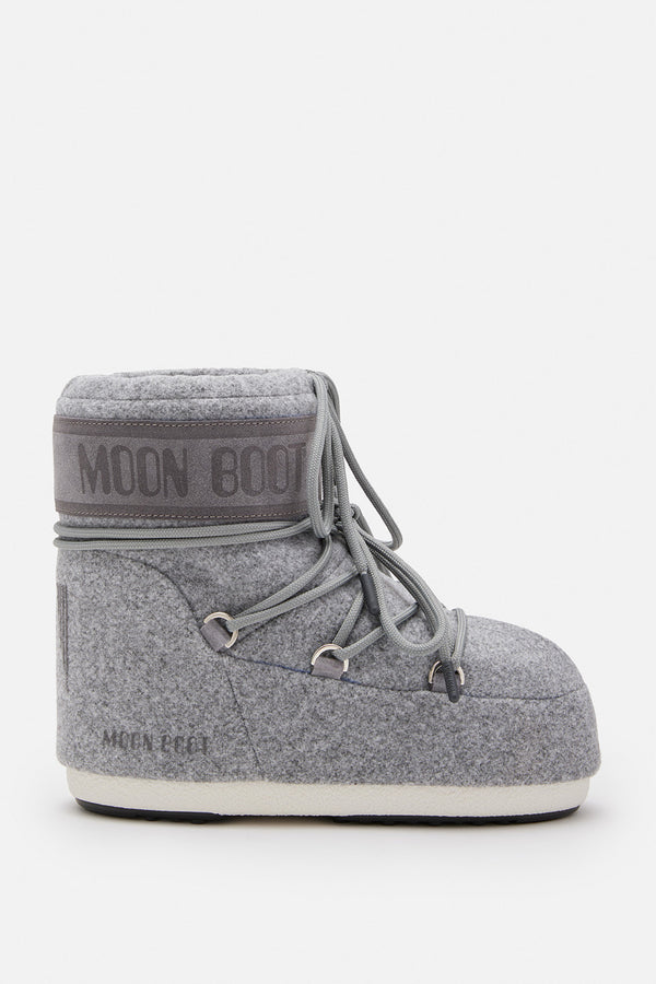 ICON LOW GREY FELT BOOTS