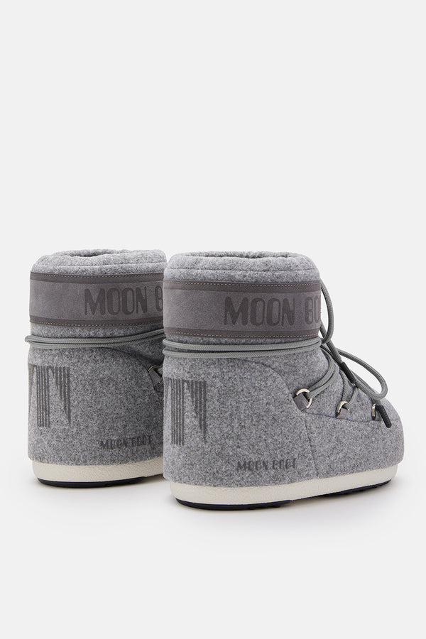 ICON LOW GREY FELT BOOTS