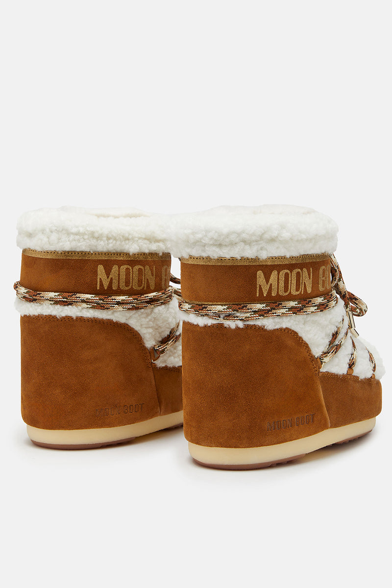 ICON LOW BROWN SHEARLING BOOTS