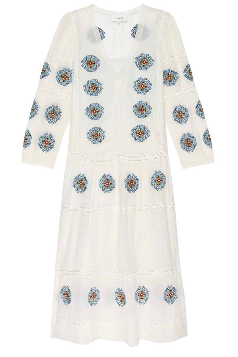 THE TAOS DRESS WITH FOLKLORE EMBROIDERY