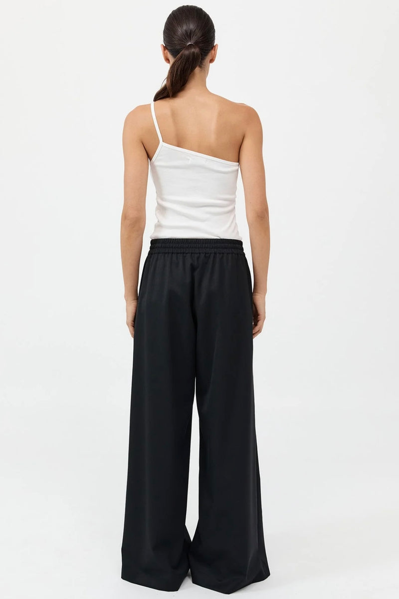 WOOL DRAWSTRING PANTS