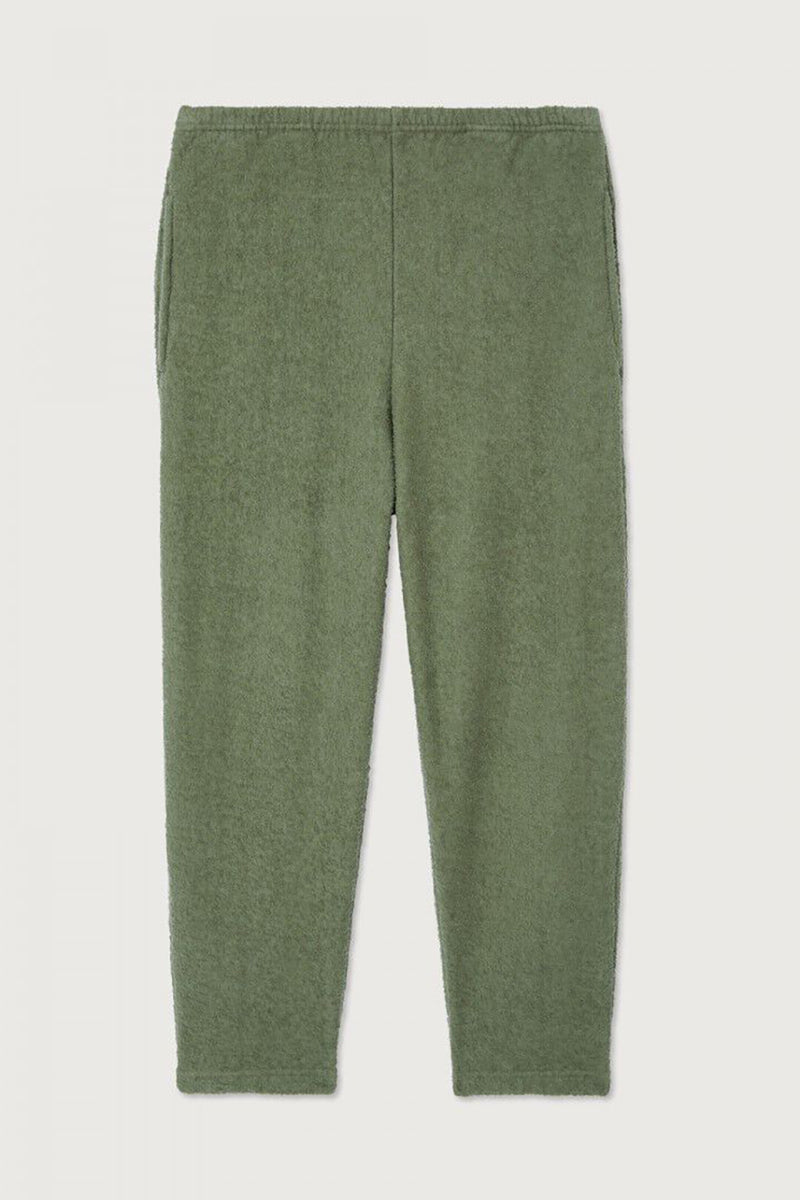 BOBYPARK TEXTURED SWEAT PANT IN BOTTLE GREEN