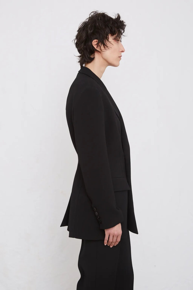 BLACK HOURGLASS BLAZER