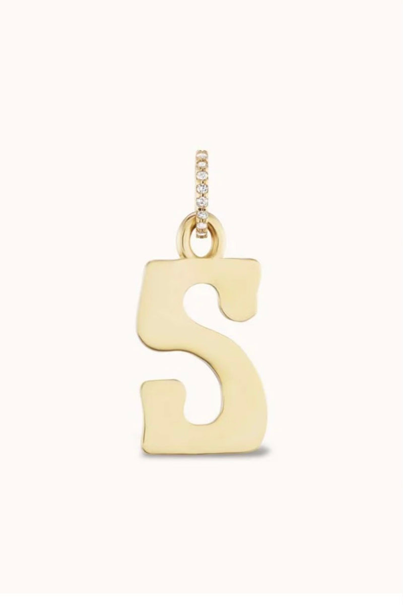 *SPECIAL ORDER* LARGE INITIAL DIAMOND CHARM