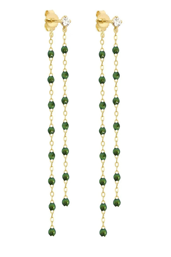 CLASSIC DANCING EARRINGS IN SCARAB