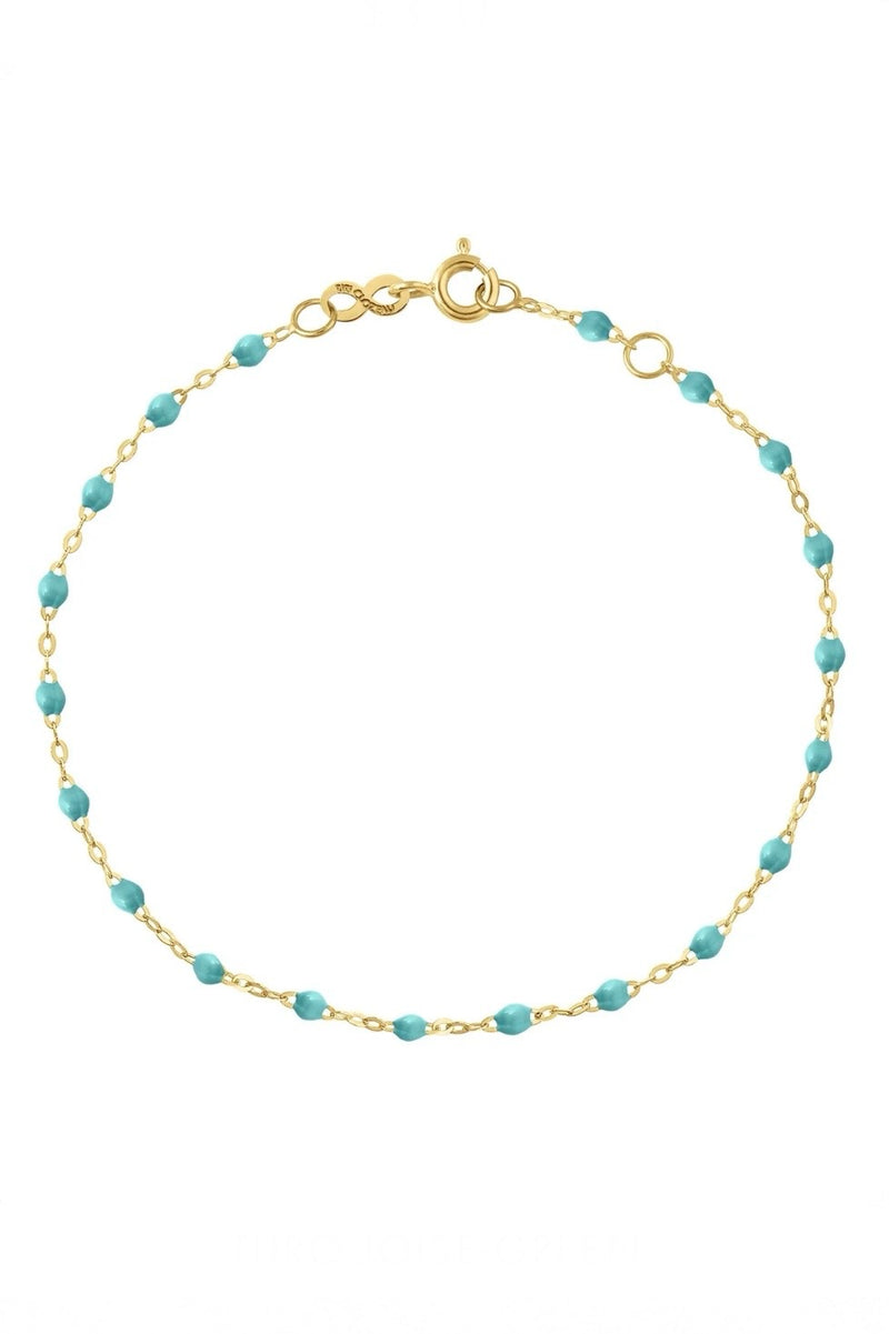 CLASSIC GIGI ANKLET IN TURQUOISE-GREEN