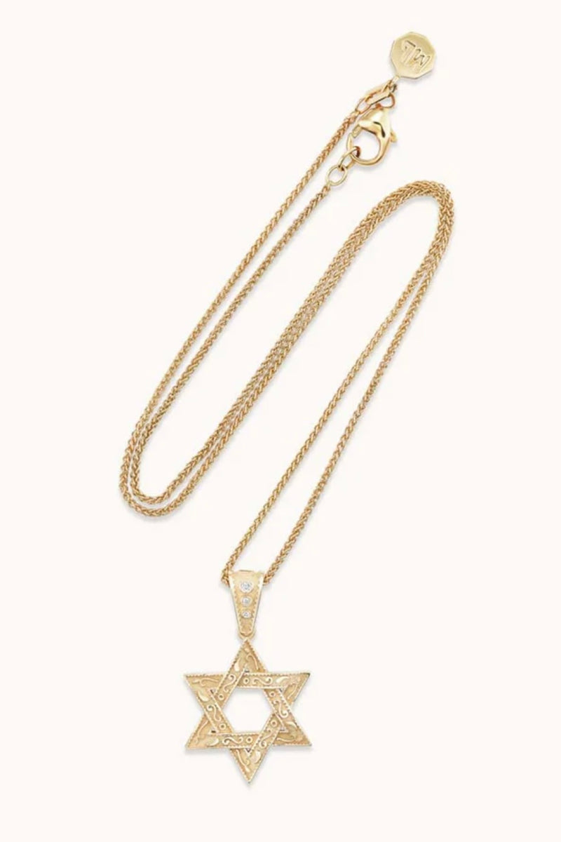 SMALL SOUTHWESTERN STAR OF DAVID CHARM