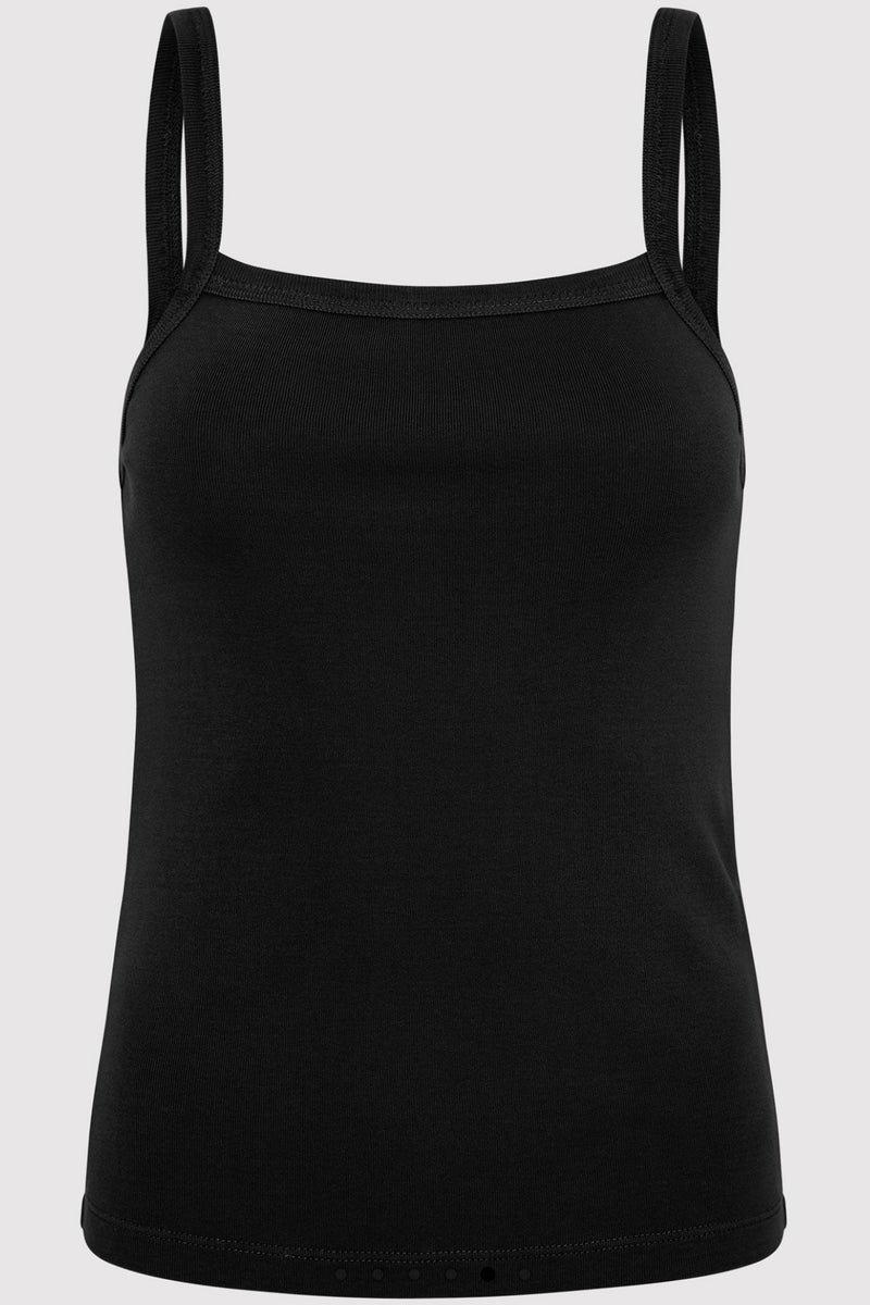 ORGANIC COTTON SQUARE NECK TANK