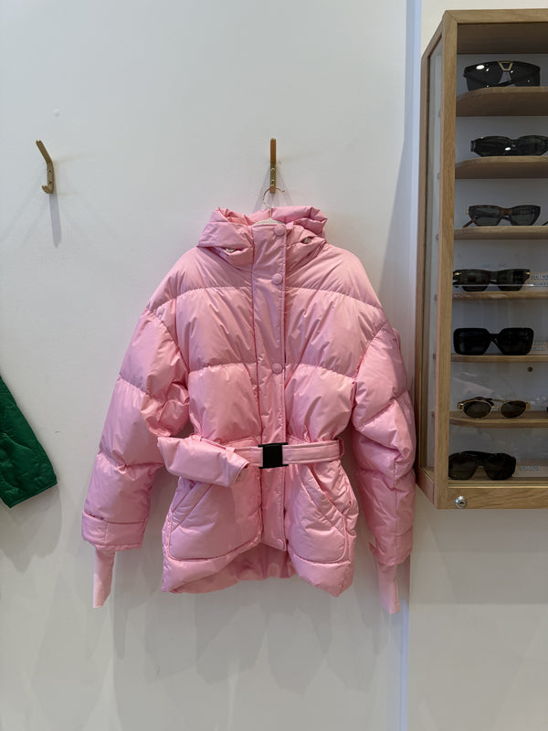 APRES SKI MICHILIN JACKET IN PINK TECHNICAL NYLON - SIZE S