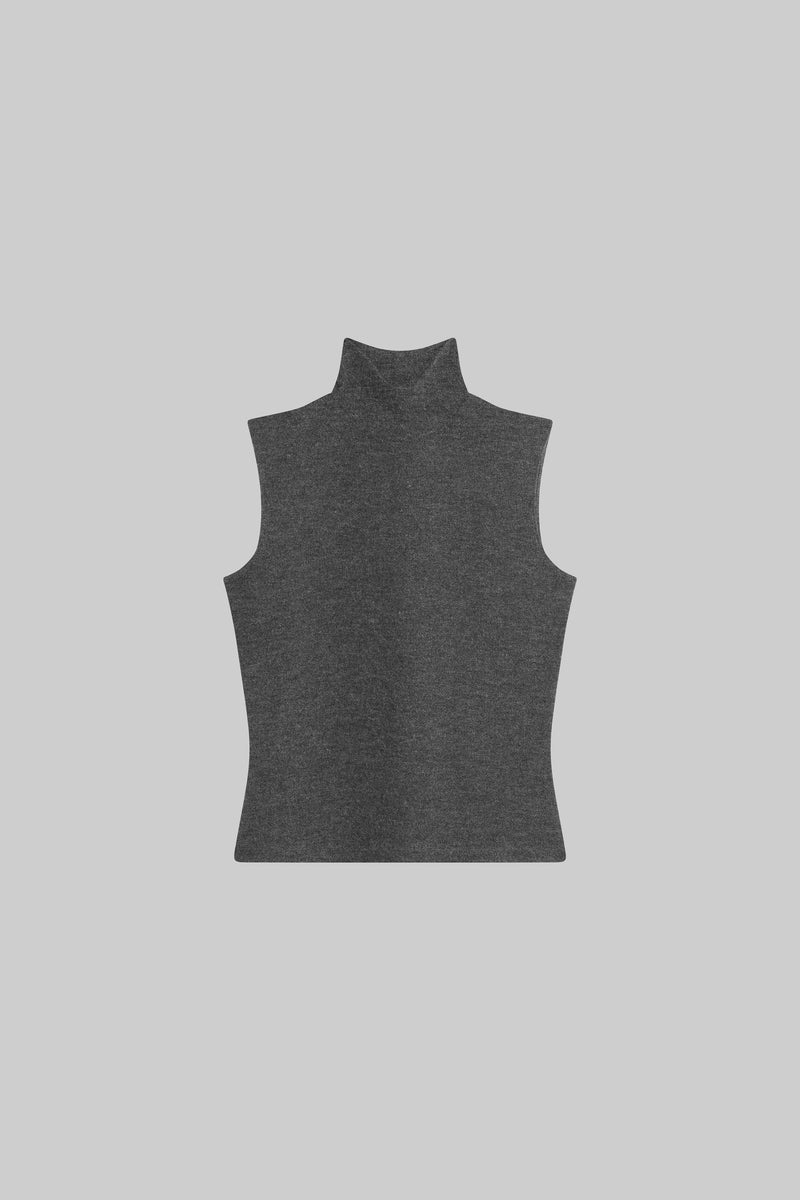 LAUREN SLEEVELESS TURTLENECK