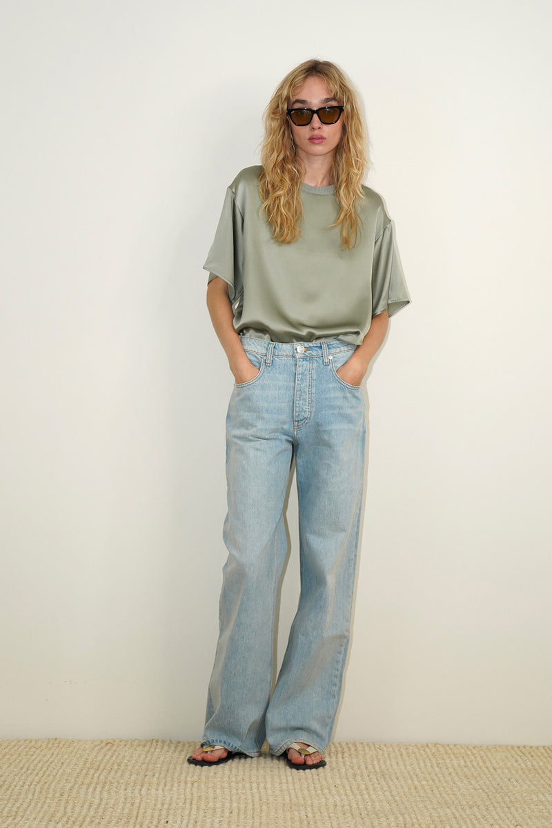 LEN SLOUCHY RIB TEE