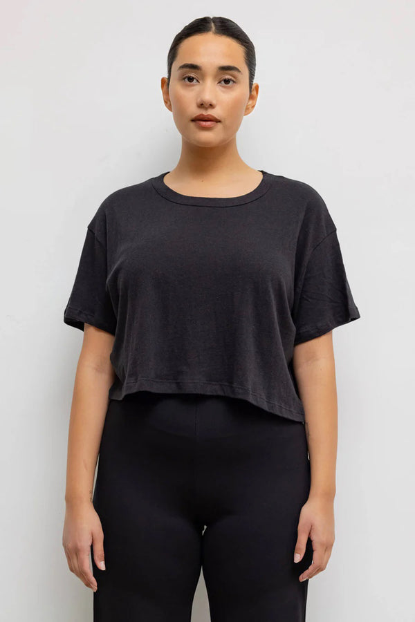 LAURA CROP BOXY TEE