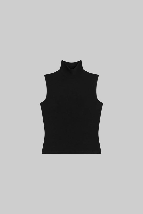 LAUREN SLEEVELESS TURTLENECK