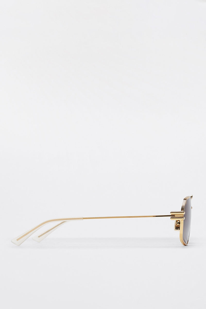 BOND GOLD METAL AVIATOR WITH GREEN LENSES
