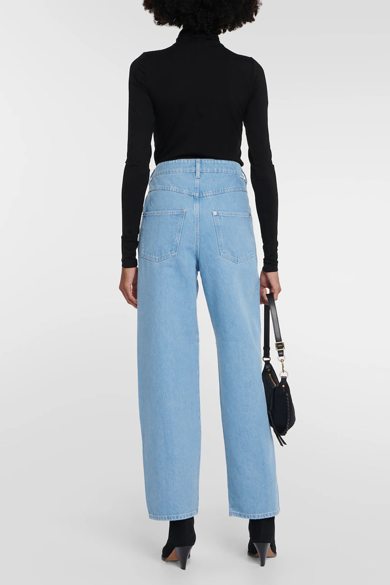 VALERIA DENIM PANTS IN LIGHT BLUE