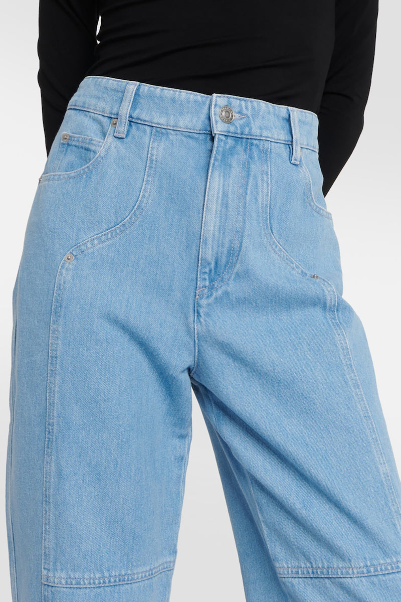VALERIA DENIM PANTS IN LIGHT BLUE