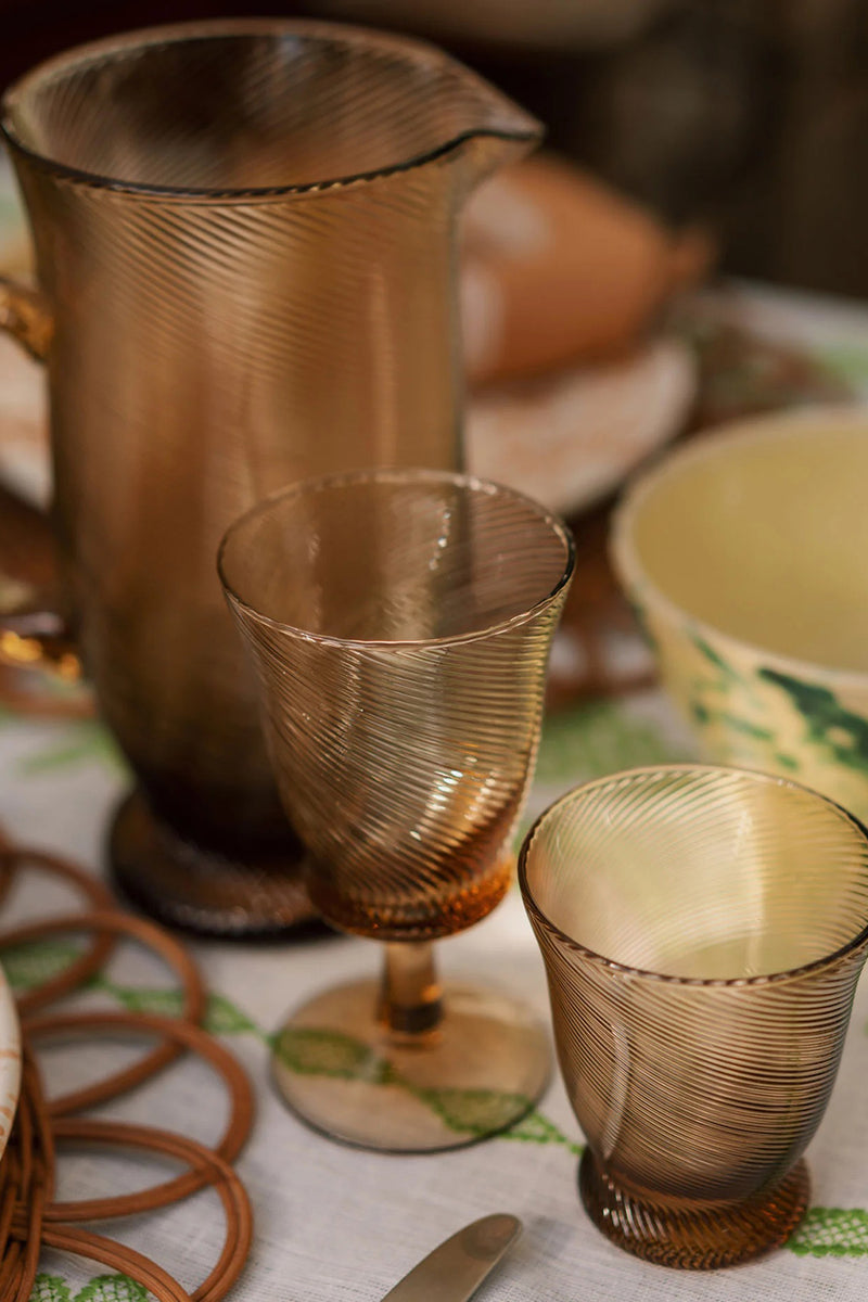 SPIRAL TUMBLERS, SET OF 4