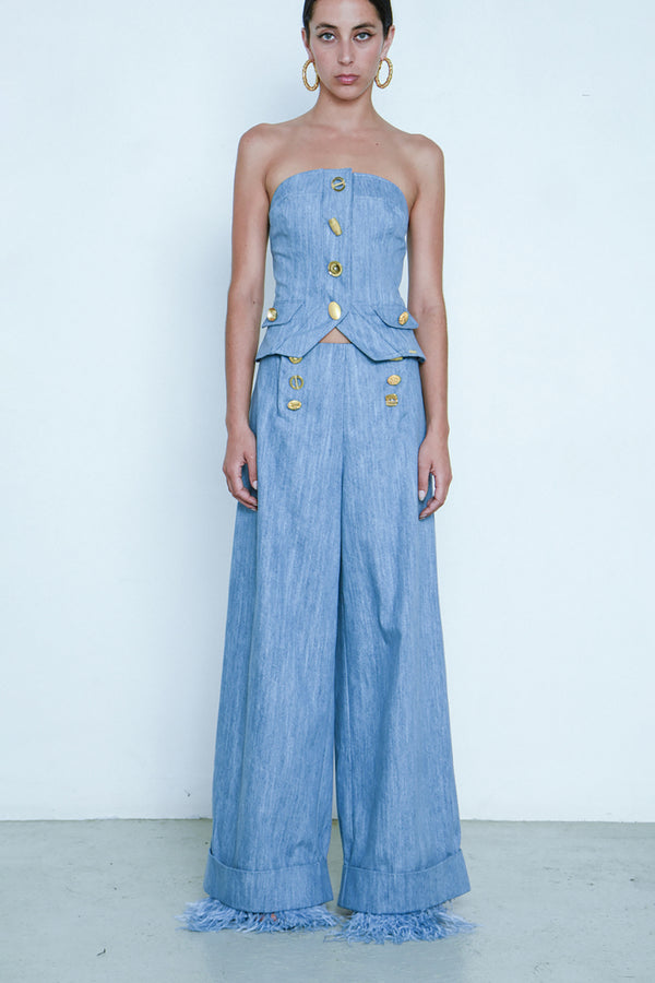 DENIM BIJOU PANT