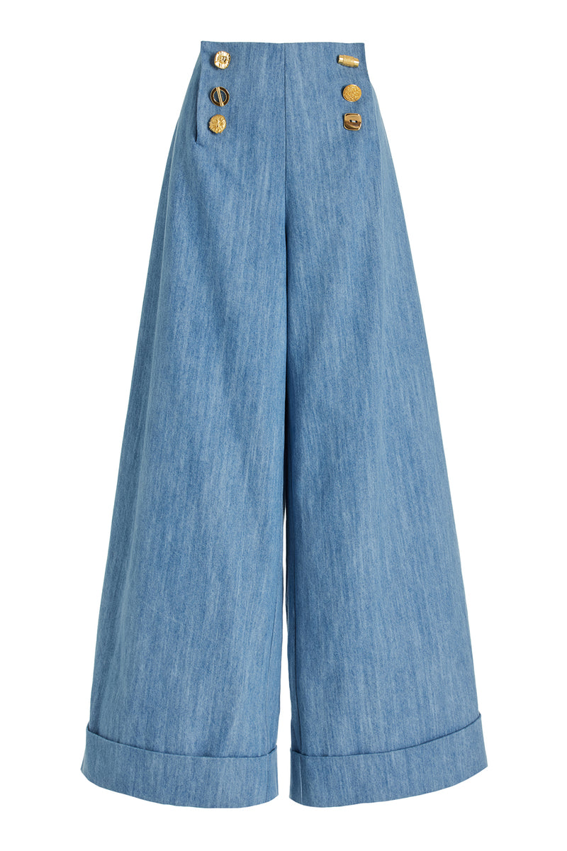 DENIM BIJOU PANT