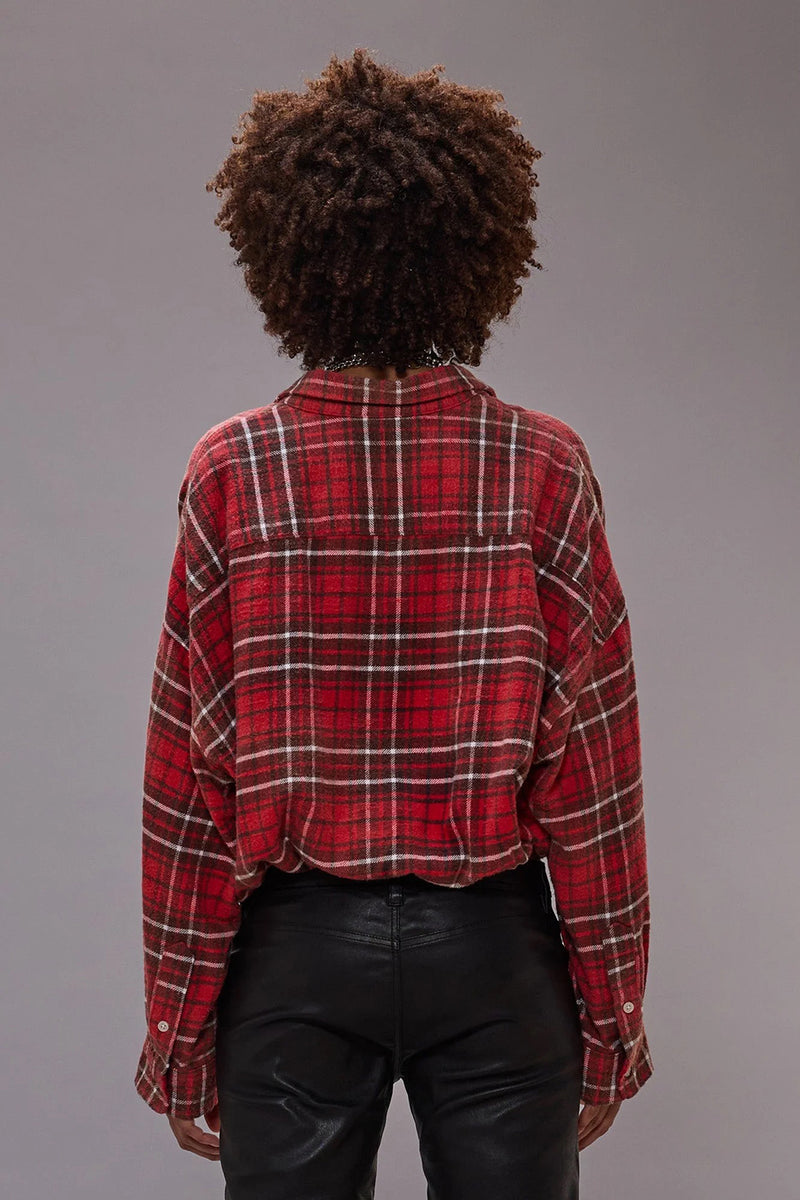 PLAID CROSSOVER SHIRT *pre-order*