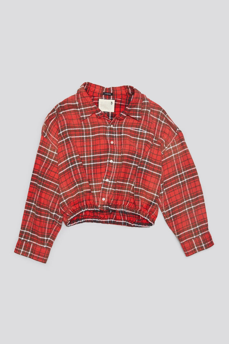 PLAID CROSSOVER SHIRT *pre-order*