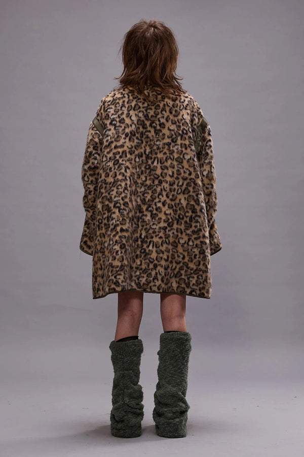 LEOPARD TAPED LINER COAT