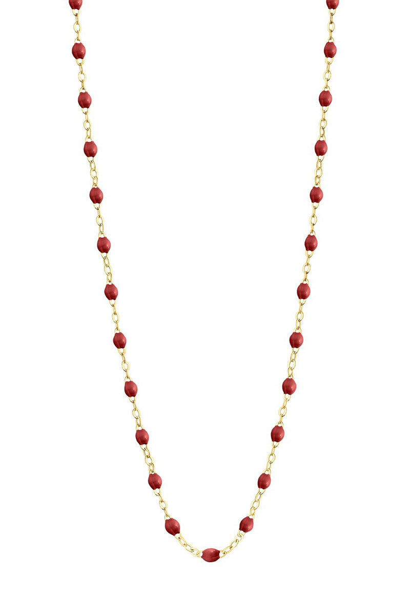 CLASSIC 20" GIGI NECKLACE IN BORDEAUX