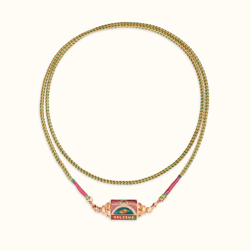 BELIEVE LOCKET NECKLACE