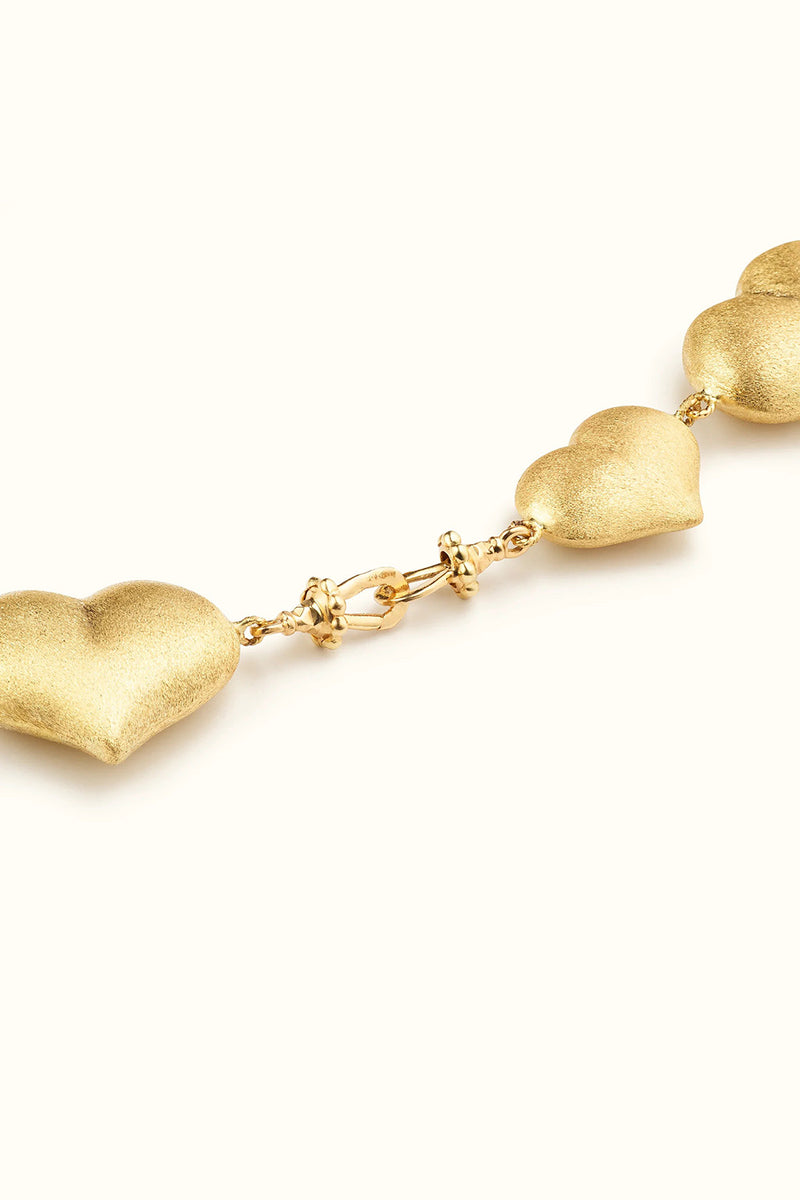 COCO HEART CHAIN IN 14K YELLOW GOLD