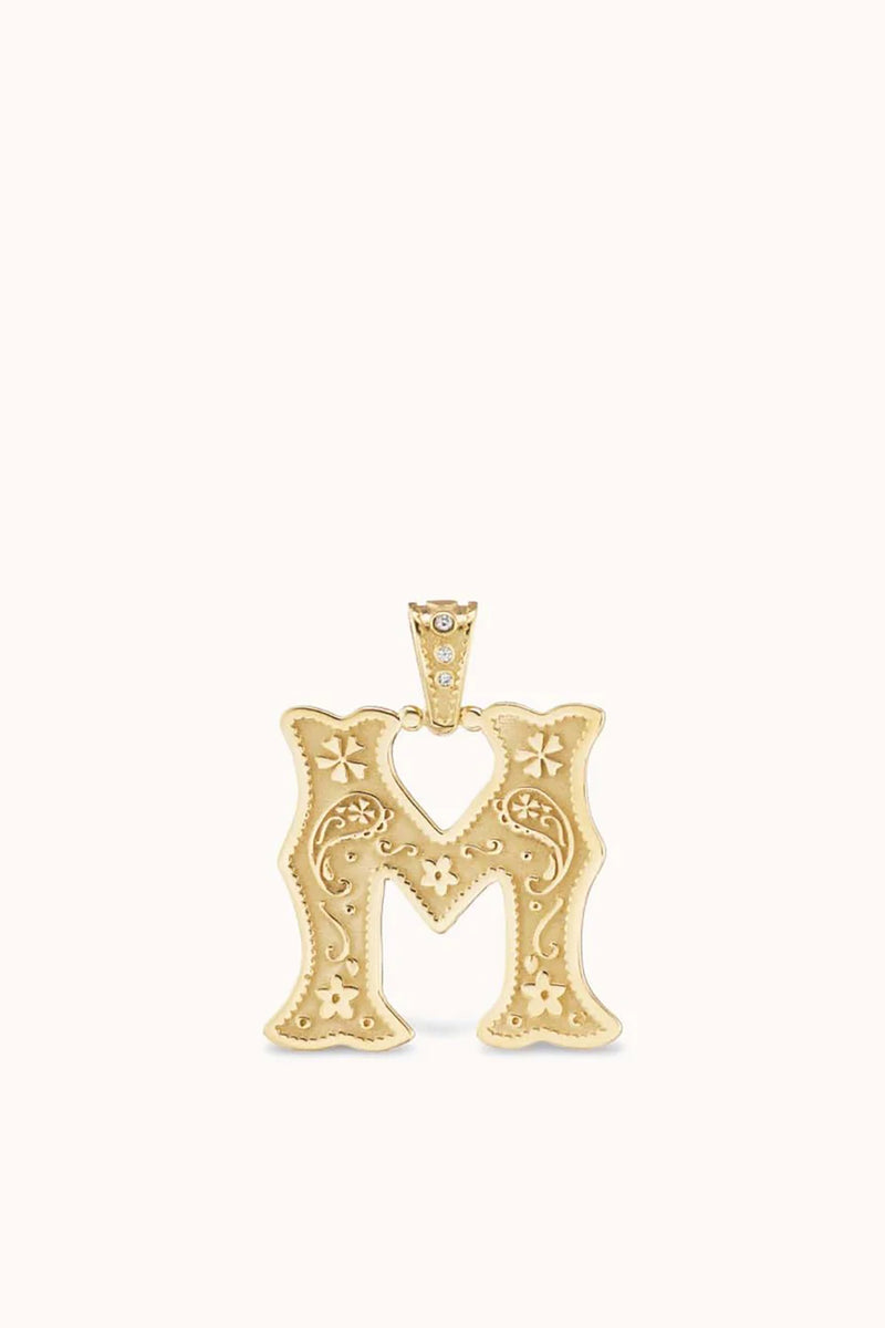 SOUTHWESTERN LETTER CHARM - SMALL