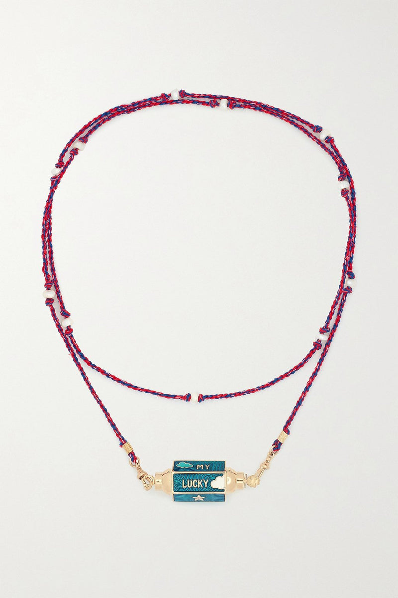 LUCKY STAR CLOUDS LOCKET NECKLACE
