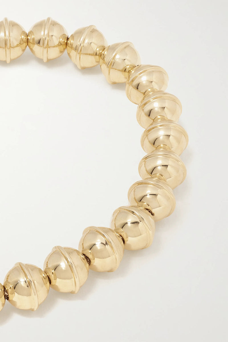 SQUASH BLOSSOM BEAD BRACELET